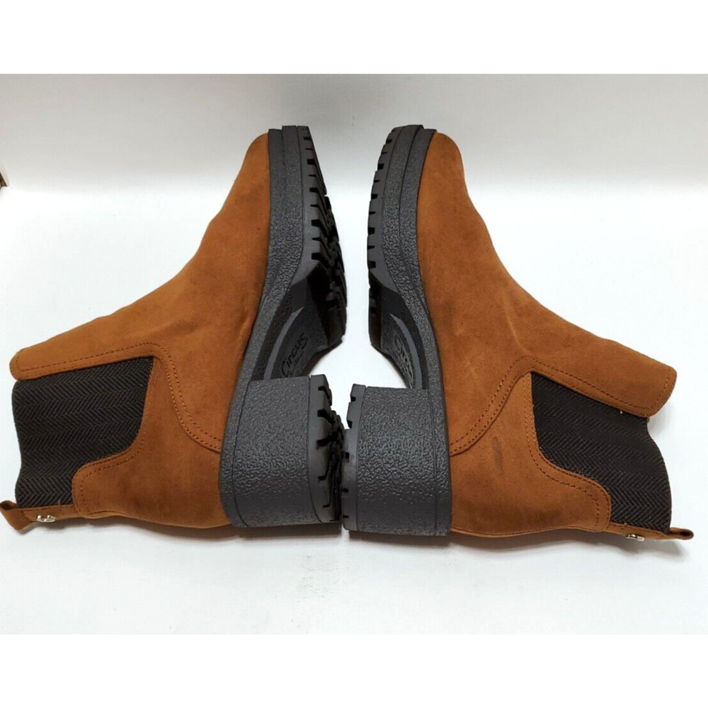 Sam Edelman Boots Womens 9.5M Lug Platform Cumberland Chunky Saddle Brown Circus - Picture 4 of 16